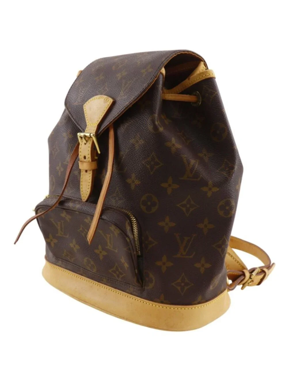 Louis Vuitton Montsouris MM Monogram Canvas Brown Backpack